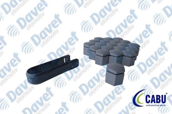 CABU 220648 Bijon Kapagi Komur Metalik Takim 20 Adet-Sokme Aparati 19×24mm Astra J-K-Insignia B-Mokka  ####